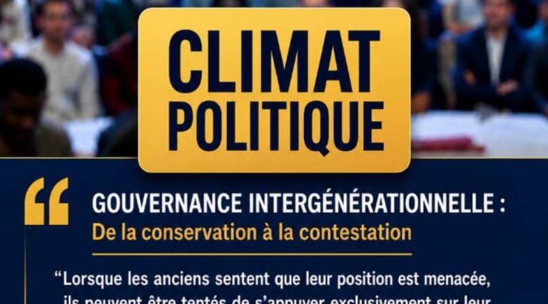 GOUVERNANCE INTERGÉNÉRATIONNELE EST-ELLE UN CONFLIT GENERATIONNEL ENTRE TRANSMETTRE OU CONSERVER ?