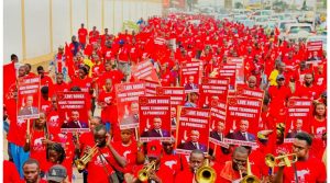 LE PCT DÉMONTRE SA FORCE MILITANTE POUR SALUER LE RETOUR DU PRÉSIDENT SASSOU N&rsquo;GUESSO