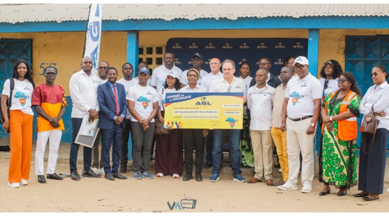 AGL CONGO POSE LA PREMIÈRE PIERRE D&rsquo;UNE INFIRMERIE AU CEG MBOTA RAFFINERIE